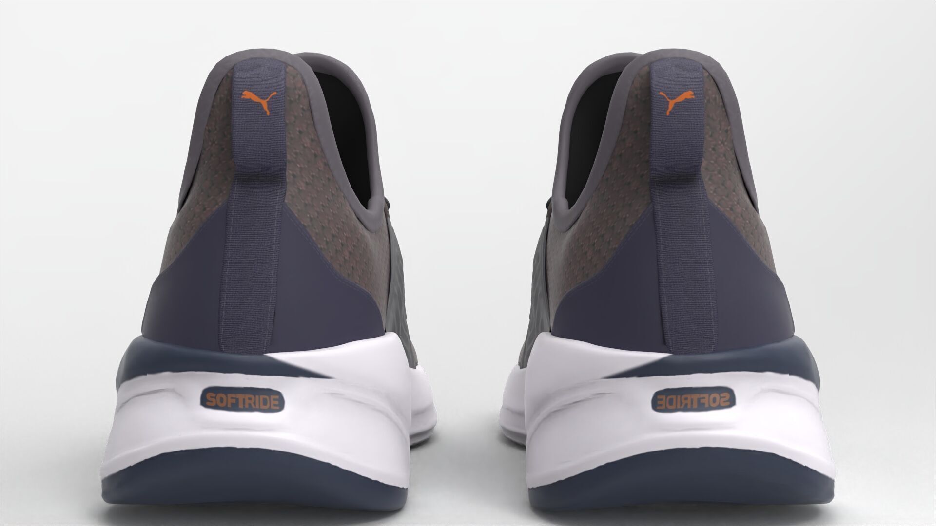 Puma Running shoes 002 Low-poly 3D model_3