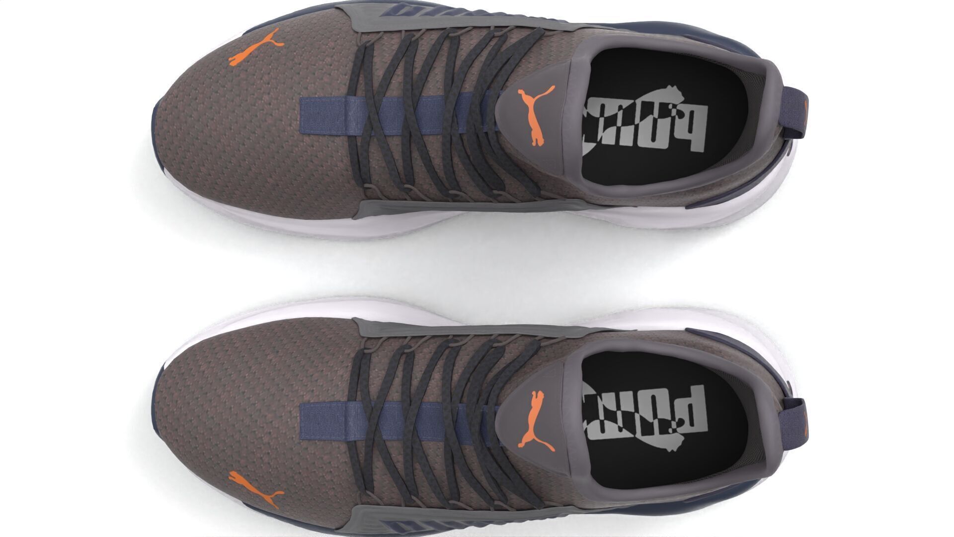 Puma Running shoes 002 Low-poly 3D model_5