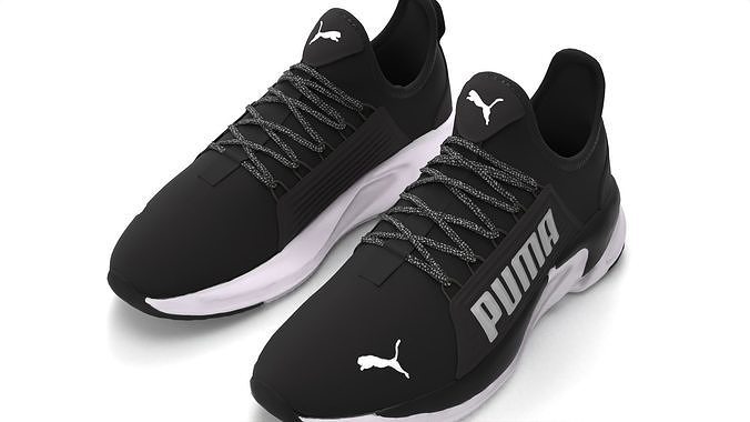 Puma running shoe Low-poly 3D model