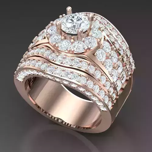 Diamond Accent Men Ring 4MR094