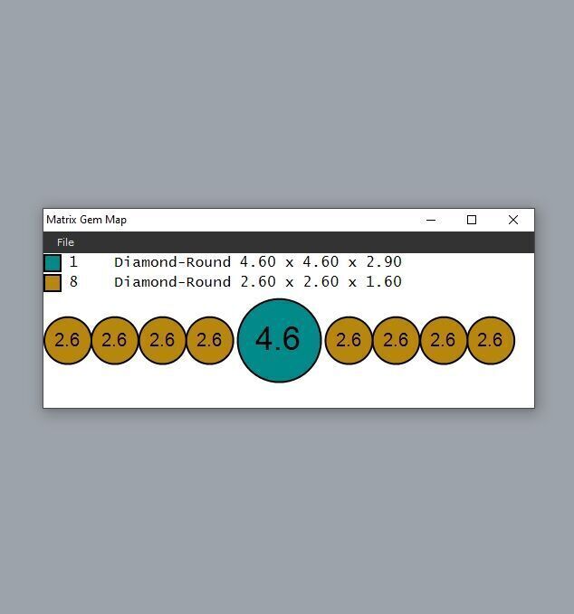 Diamond Accent Men Ring 4MR093 3D print model_4