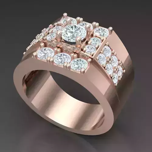 Diamond Accent Men Ring 4MR092