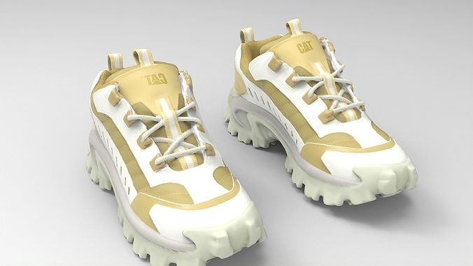 CAT sport shoes Low-poly 3D model