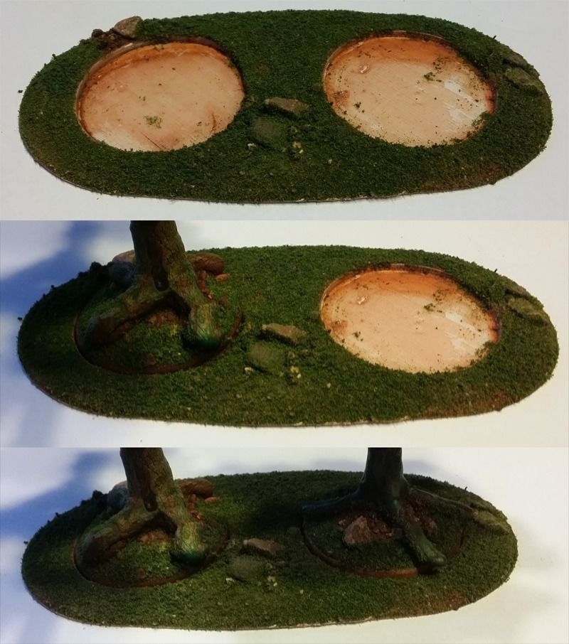 Wood bases Free 3D print model