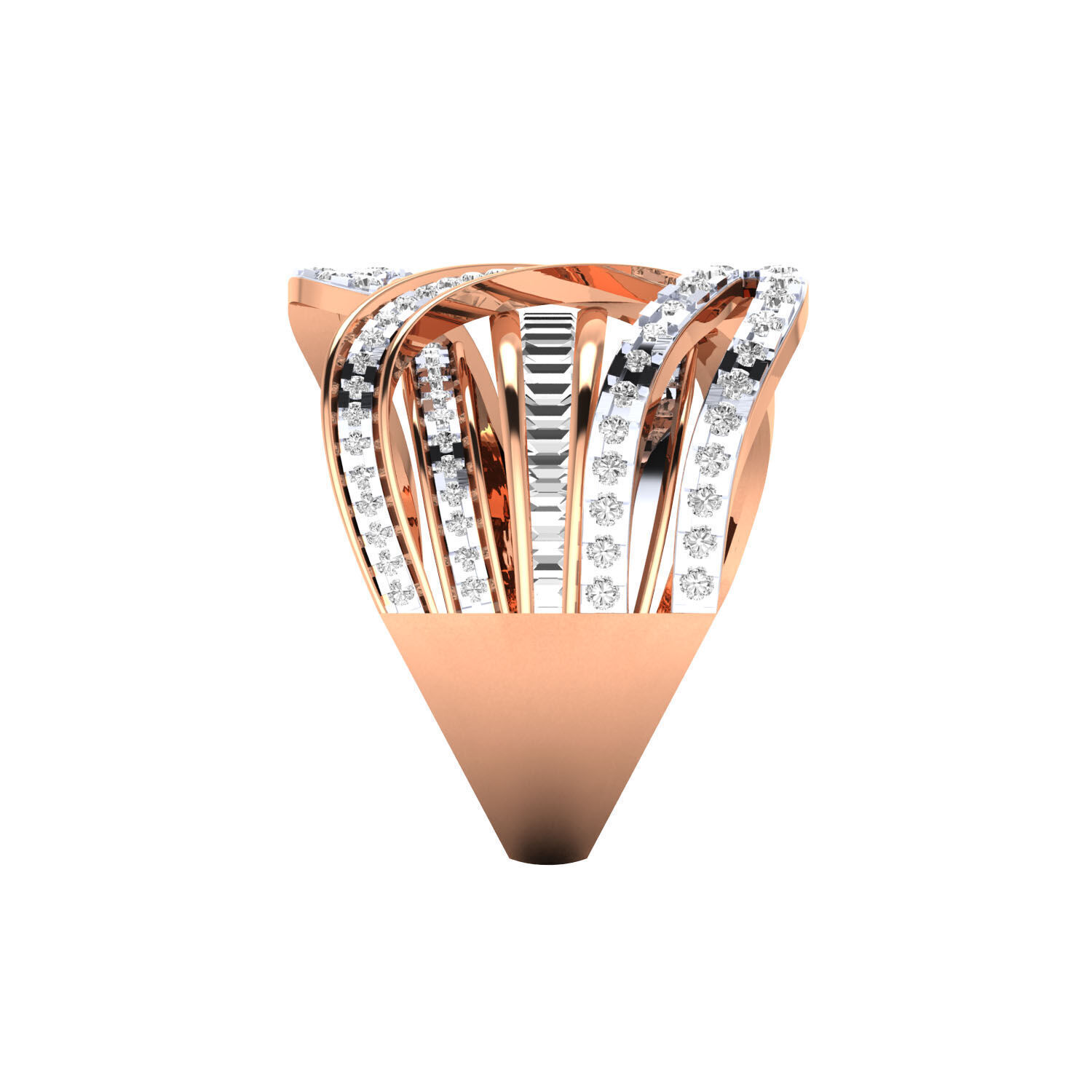 Women Ring Render 3dm STL MTL SLC JCD OBJ FBX Details 3D print model_8