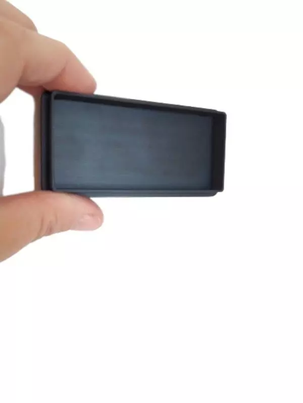 end cap stl for 80x40 steel profile 2mm thickness 3D print model_0