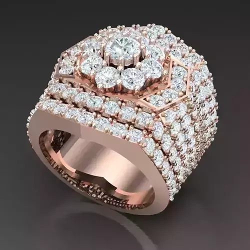 Diamond Accent Men Ring 4MR083