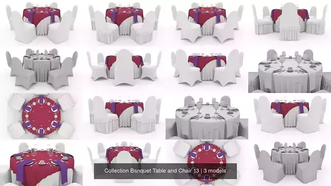 Collection Banquet Table and Chair 13