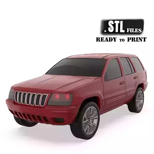 Grand Cherokee Classic SUV 3D Printable Model for FDM SLA 3D print model