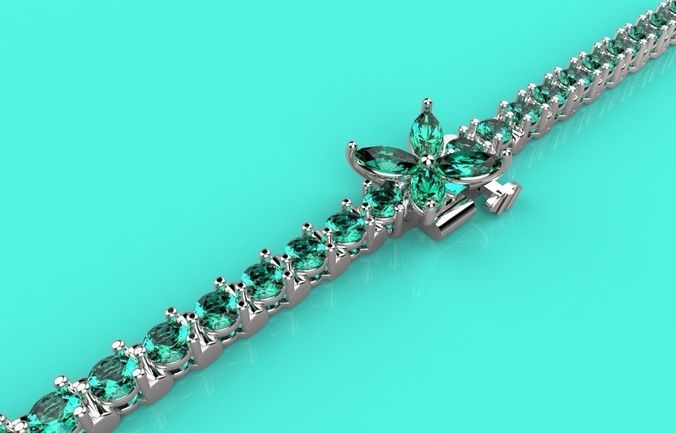 Bracelet copy Tiffany end Co 3D print model