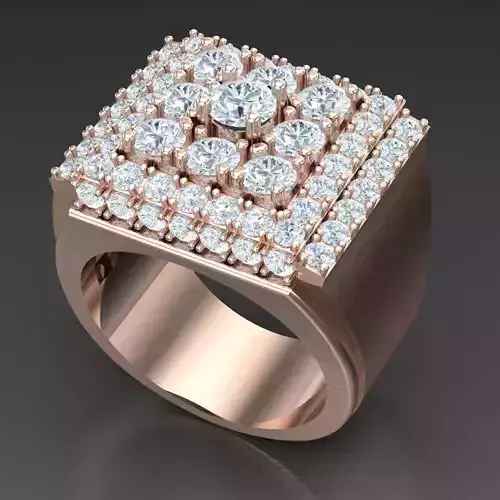 Diamond Accent Men Ring 4MR079