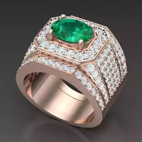 Diamond Accent Men Ring 4MR076