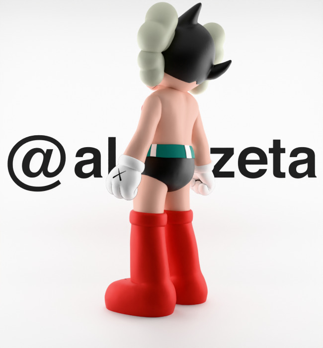 Kaws Astroboy Rise for Print 3D print model_14
