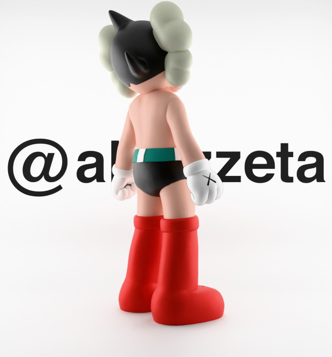 Kaws Astroboy Rise for Print 3D print model_24