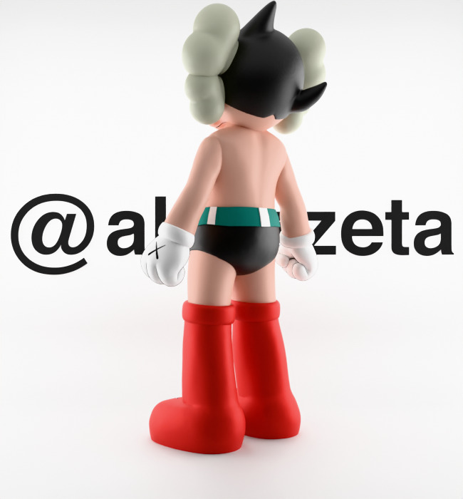 Kaws Astroboy Rise for Print 3D print model_15