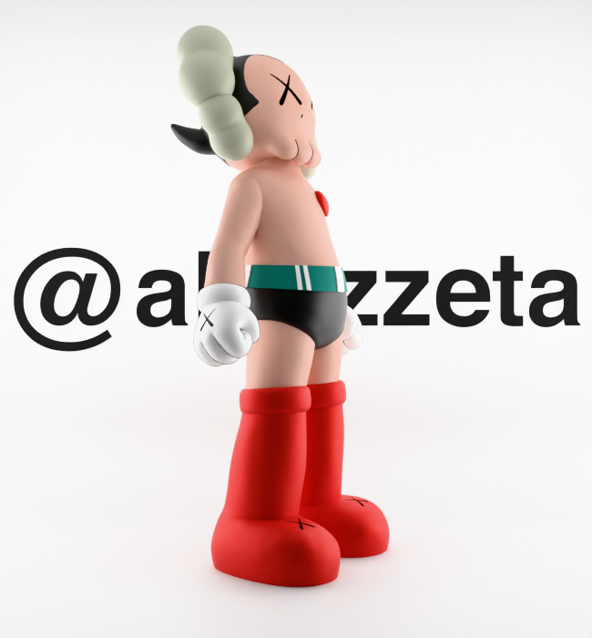 Kaws Astroboy Rise for Print 3D print model_31