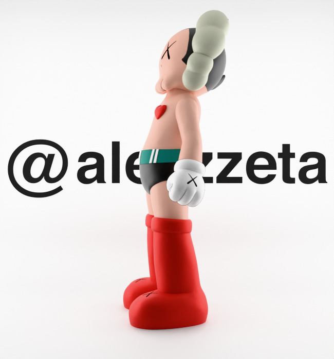 Kaws Astroboy Rise for Print 3D print model_9