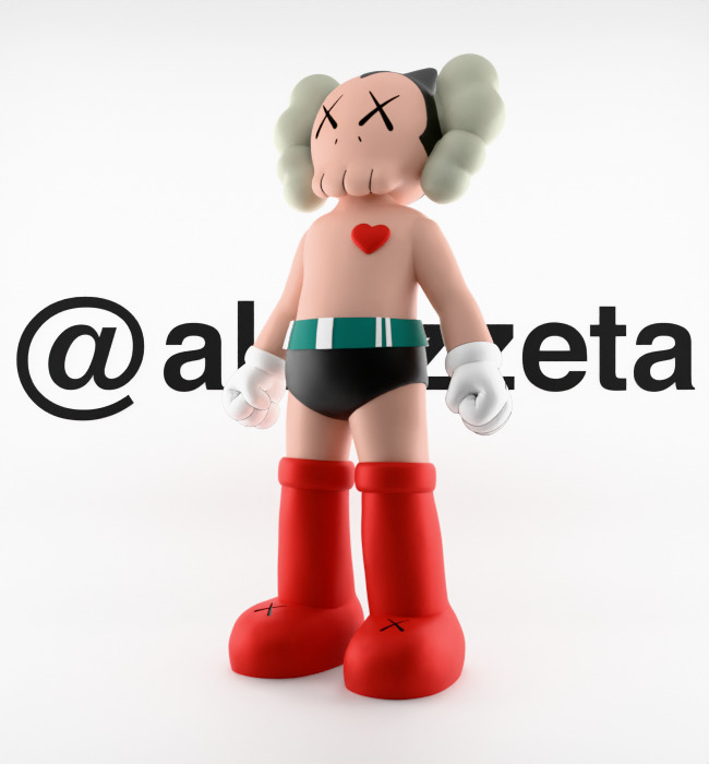 Kaws Astroboy Rise for Print 3D print model_4