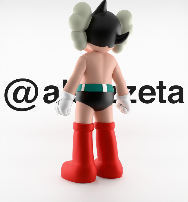 Kaws Astroboy Rise for Print 3D print model_16