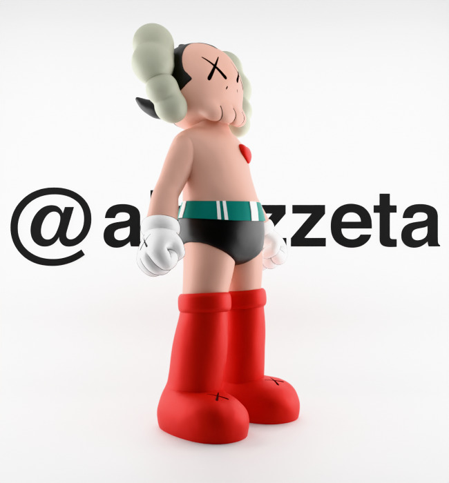 Kaws Astroboy Rise for Print 3D print model_32