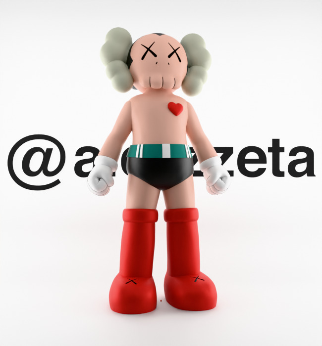 Kaws Astroboy Rise for Print 3D print model_36