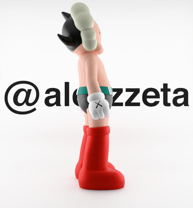 Kaws Astroboy Rise for Print 3D print model_27