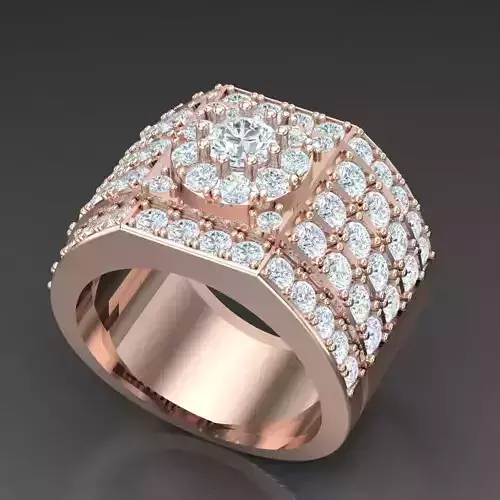 Diamond Accent Men Ring 4MR069