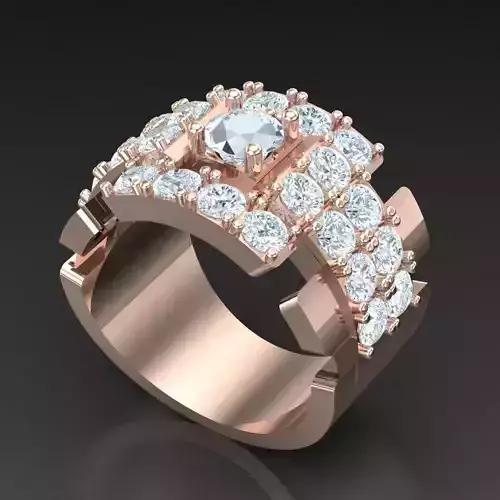 Diamond Accent Men Ring 4MR062