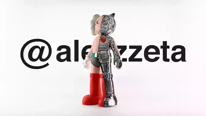 Kaws Astroboy Rise Mecha Core for Print 3D print model