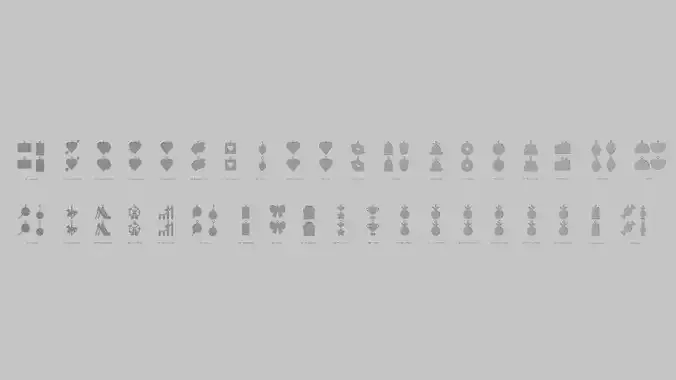 Birthday Bash STL Pendant Collection