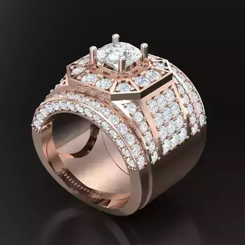 Diamond Accent Men Ring 4MR056