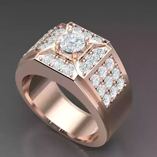 Diamond Accent Men Ring 4MR049