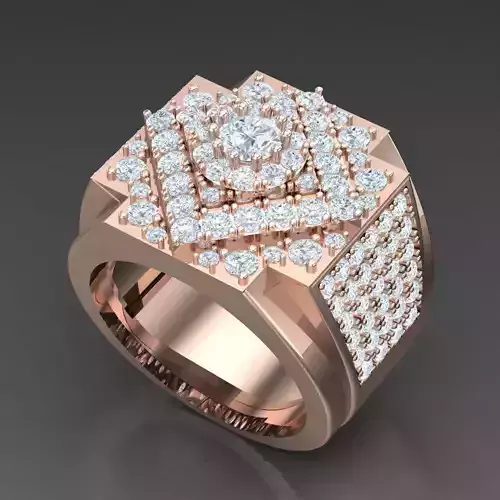 Diamond Accent Men Ring 4MR048