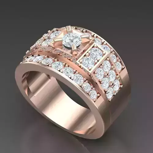 Diamond Accent Men Ring 4MR047