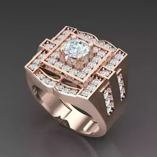 Diamond Accent Men Ring 4MR044