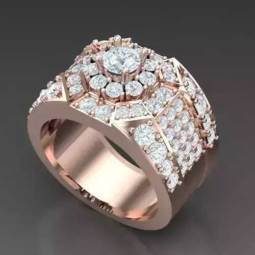 Diamond Accent Men Ring 4MR042