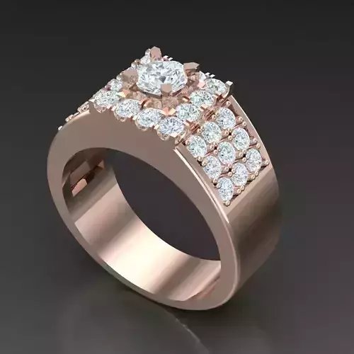 Diamond Accent Men Ring 4MR041