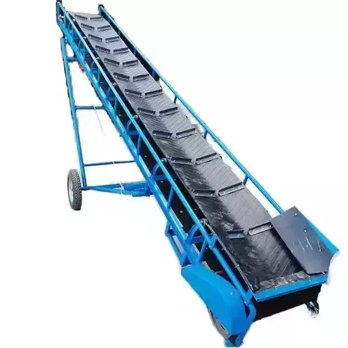 Mobile Belt Conveyor System - Movable Loading Conveyor