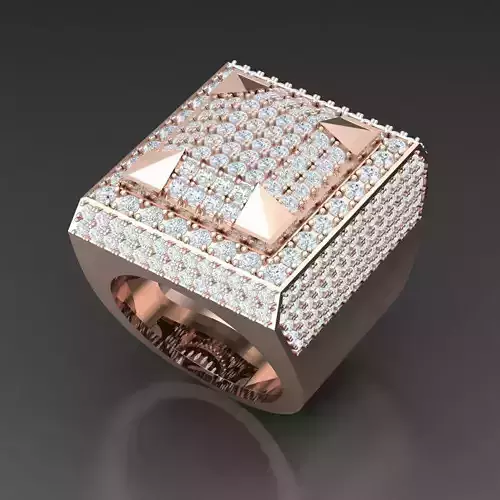 Diamond Accent Men Ring 4MR040