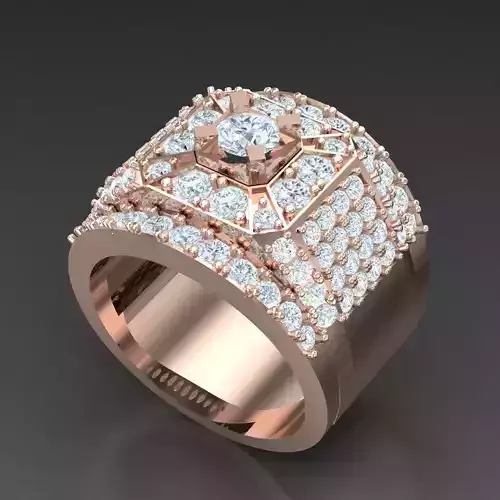 Diamond Accent Men Ring 4MR034