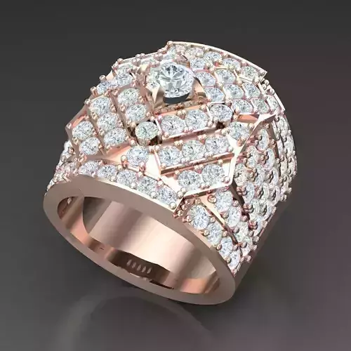 Diamond Accent Men Ring 4MR024