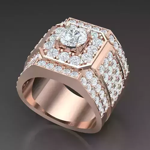 Diamond Accent Men Ring 4MR023