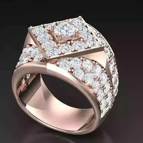 Diamond Accent Men Ring 4MR022