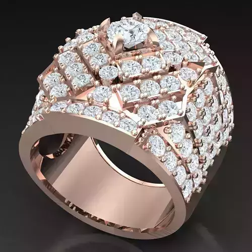 Diamond Accent Men Ring 4MR019