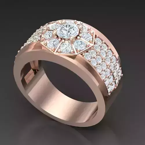 Diamond Accent Men Ring 4MR012