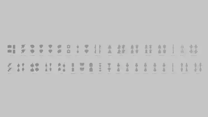 Christmas Cheer Pendant Collection 3D print model