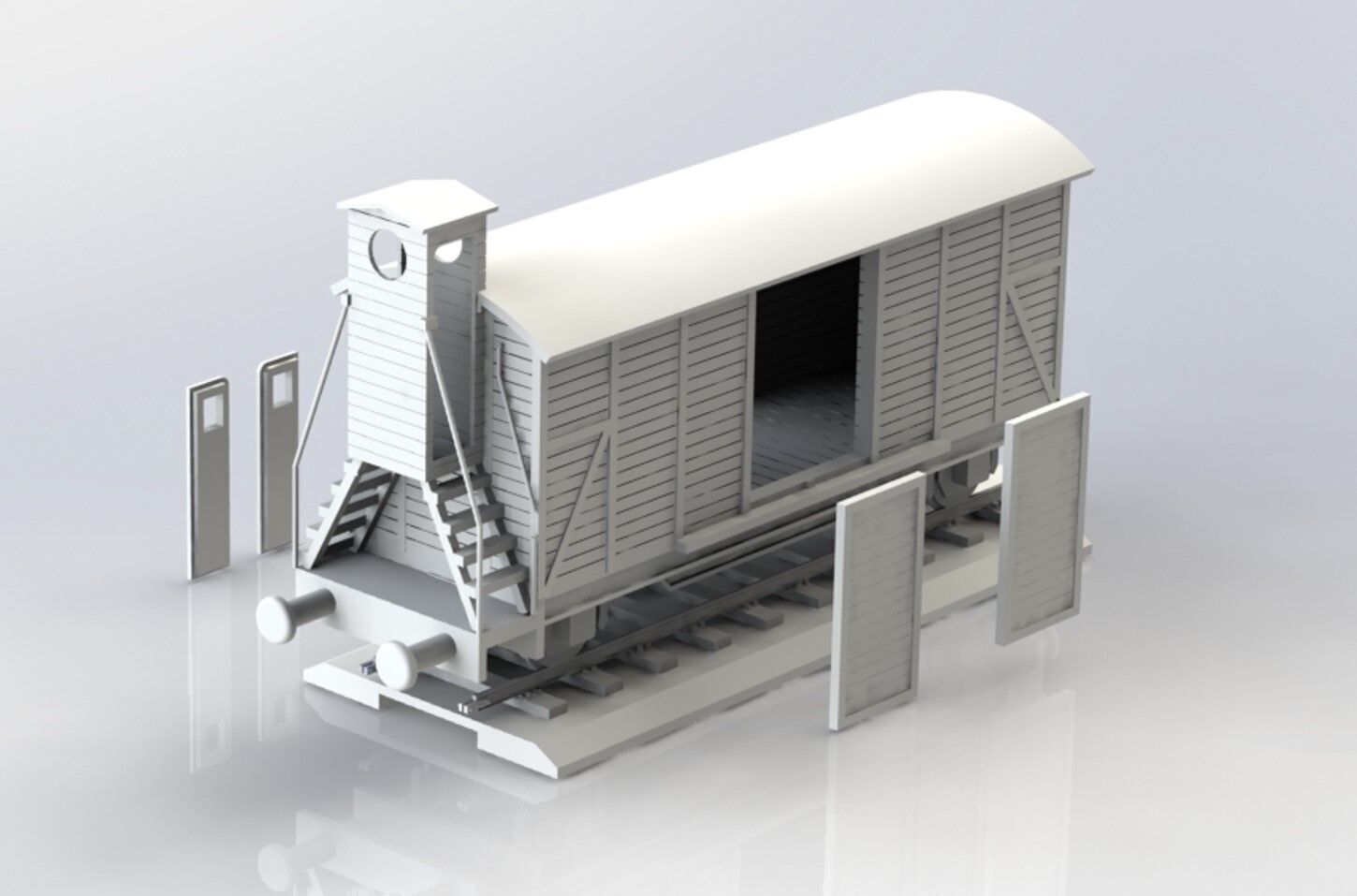 Auschwitz-birkenau Diorama 3D model_1