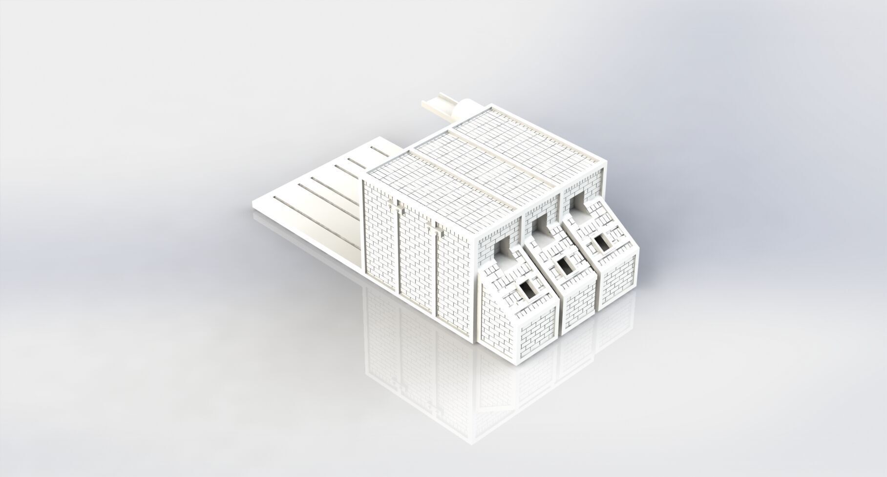 Auschwitz-birkenau Diorama 3D model_10