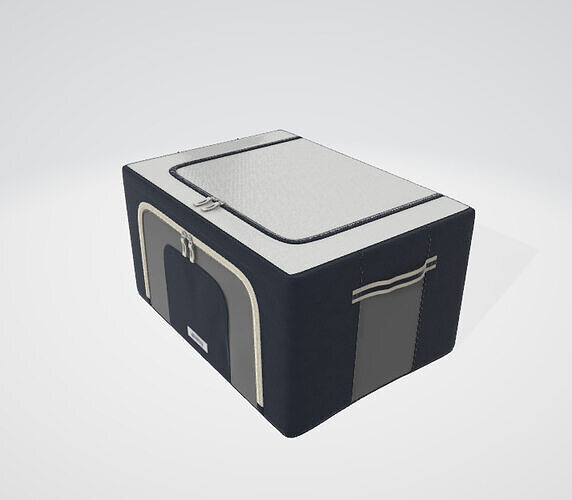 4CONVY Closet Storage Boxes with Zippe 3D model
