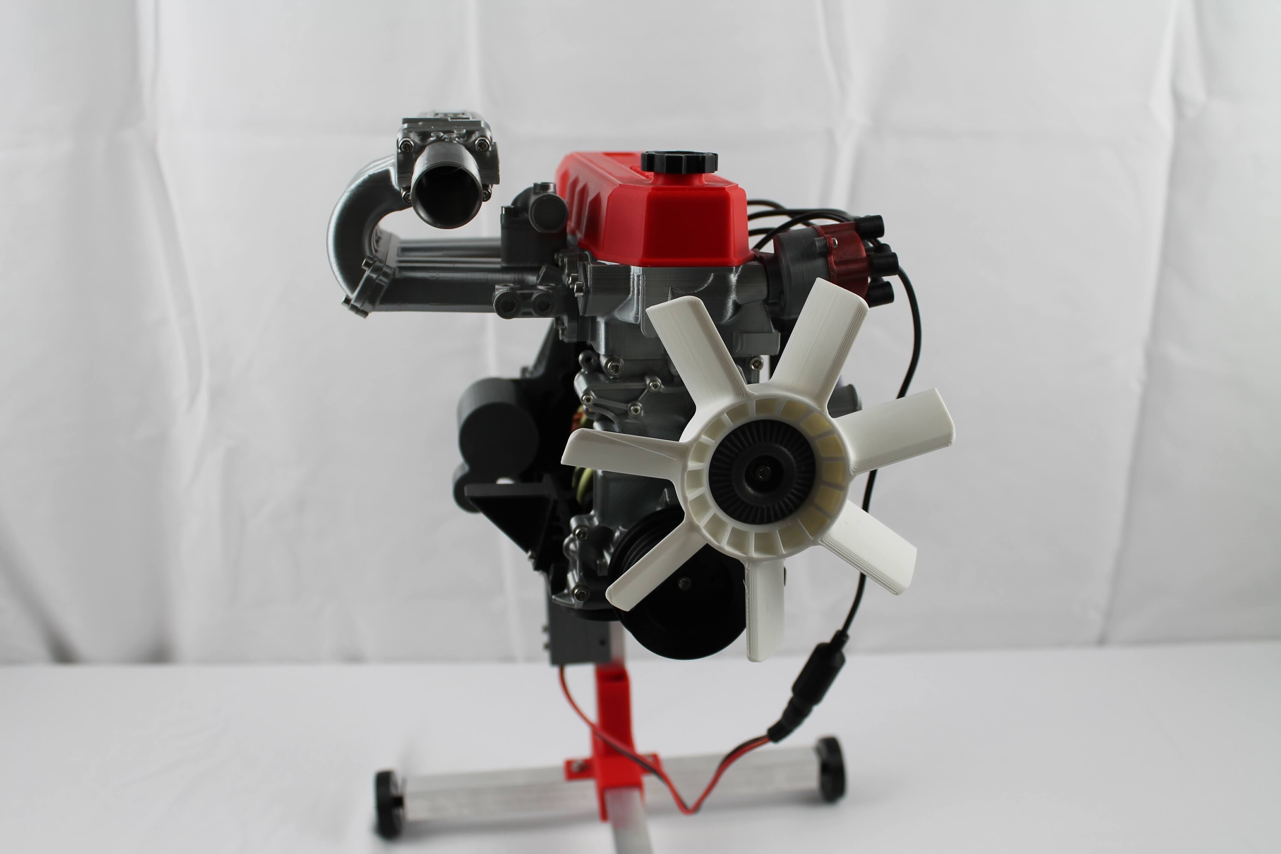 Engine 22RE 3D print model_3